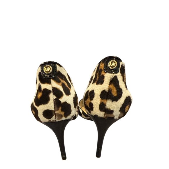 Michael Michael Kors Clara Haircalf Heels Size 8M, Pre-Owned Good Condition - Picture 4 of 8